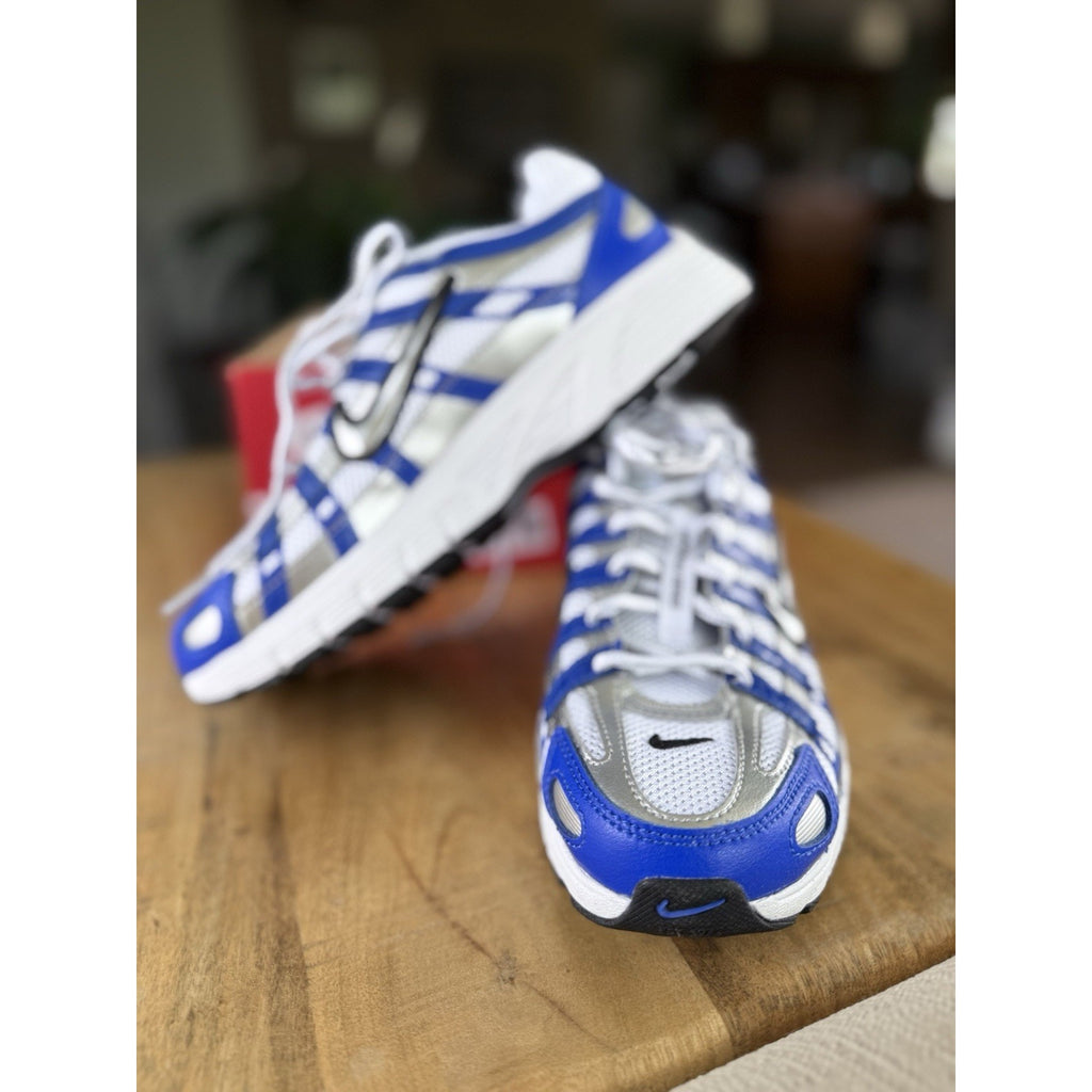 Nike P-6000 GS Racer Blue Metallic Silver White HV5064-402 Size 5Y / Women’s 6.5
