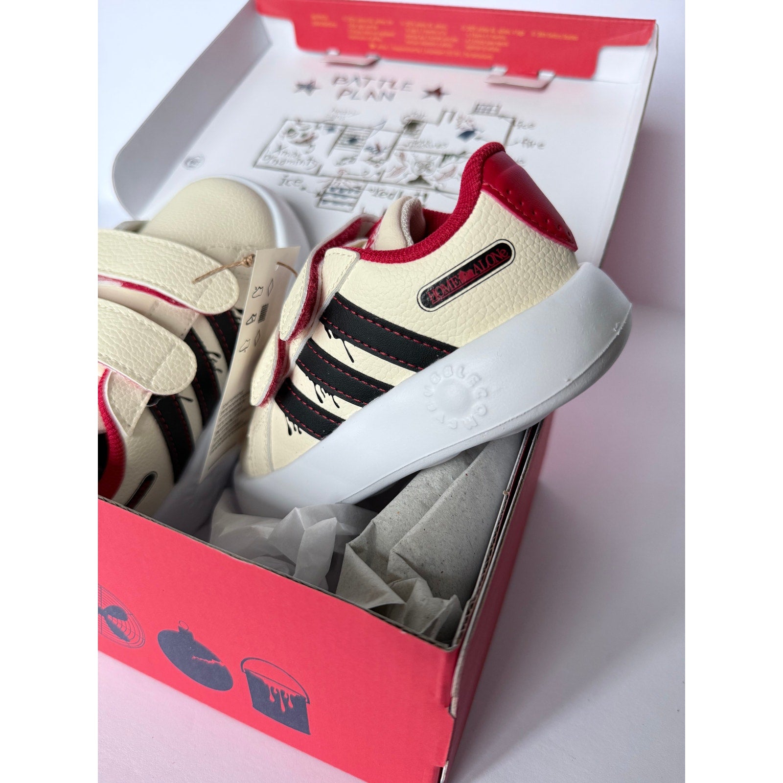 Adidas Home Alone Grand Court CF Toddler JR5631 6K Kevin NIB