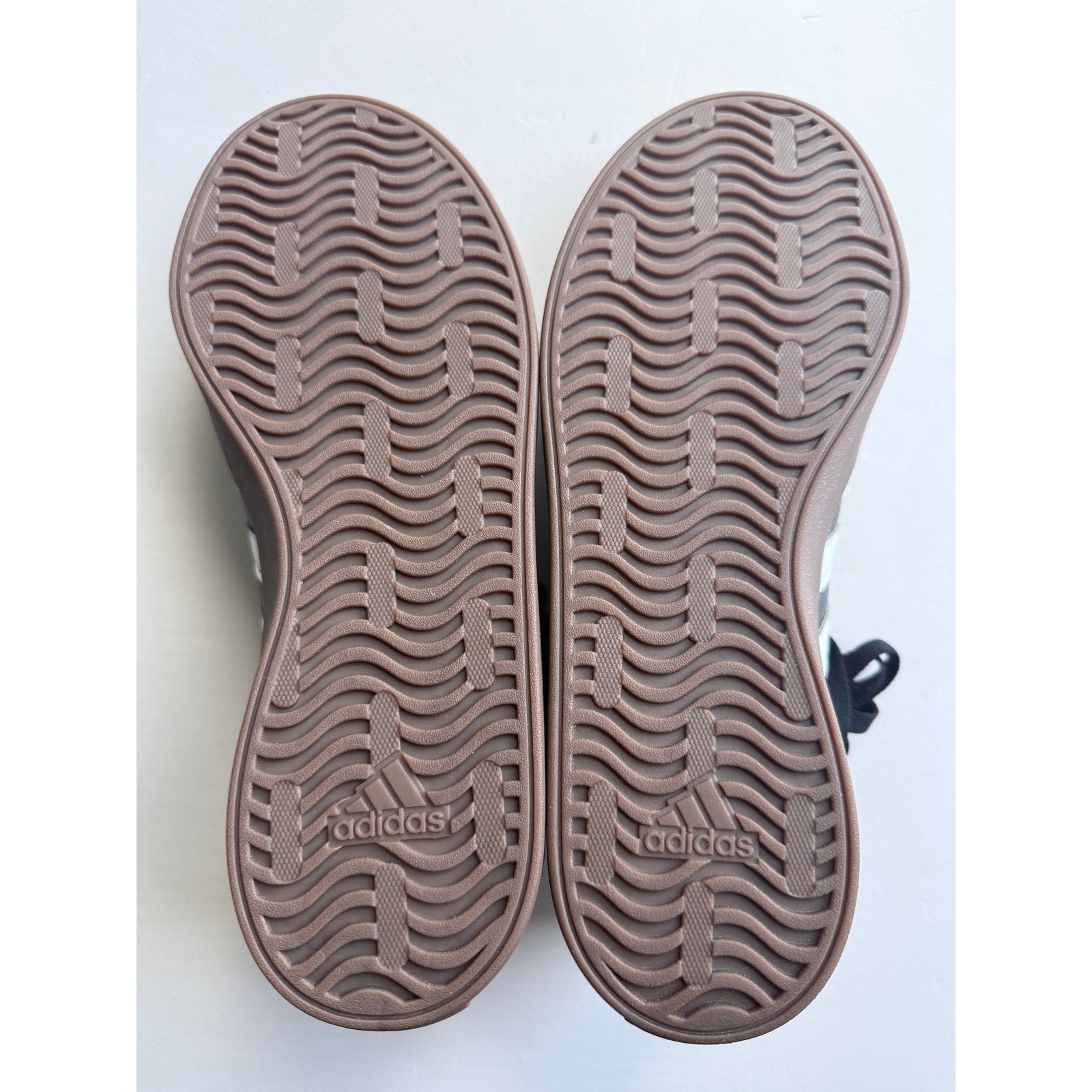 Adidas VL Court 3.0 ID8796 Black White Gum Women's 7 NWT