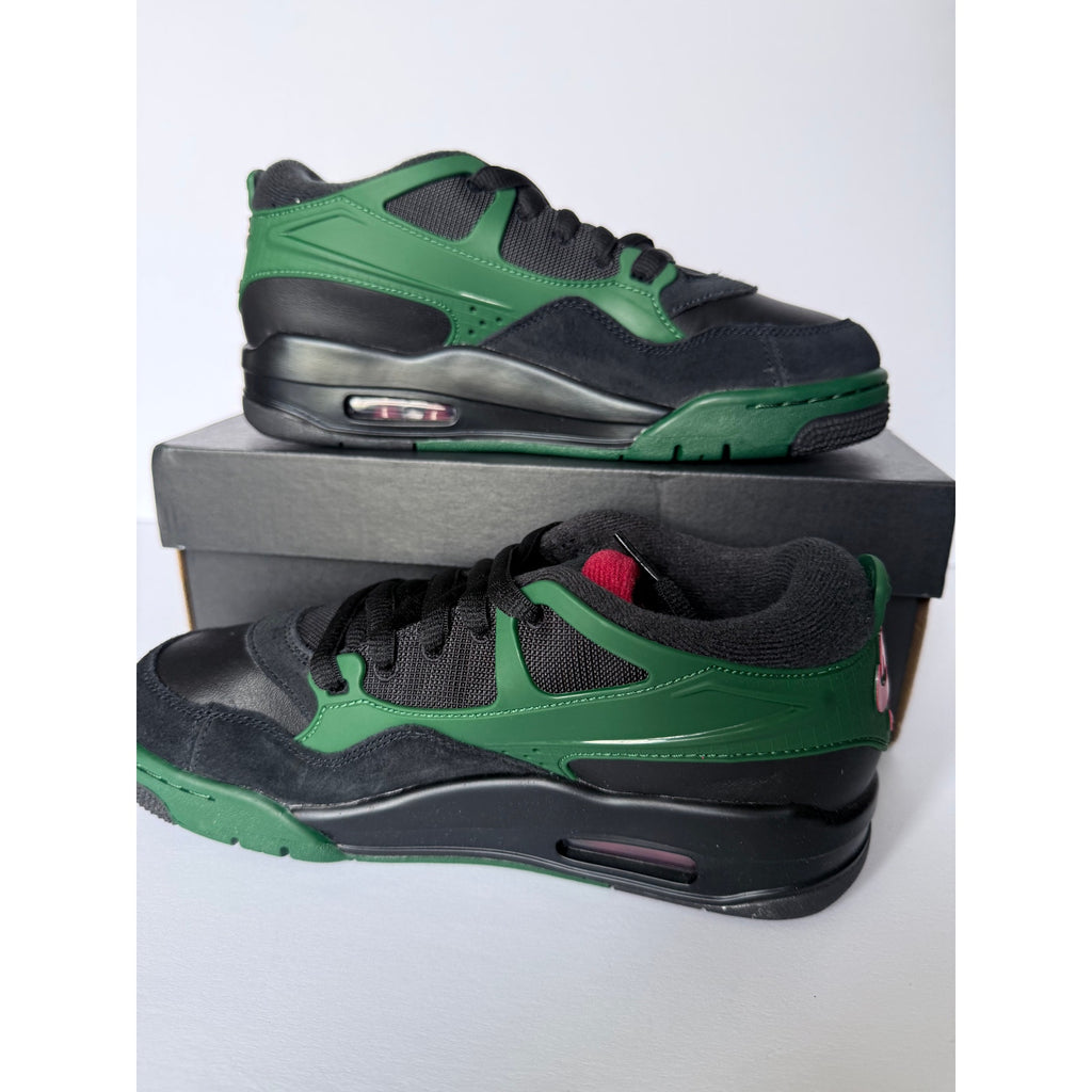 Air Jordan 4 RM GS Black Gorge Green 6Y FQ7938-003 Varsity Red NIB
