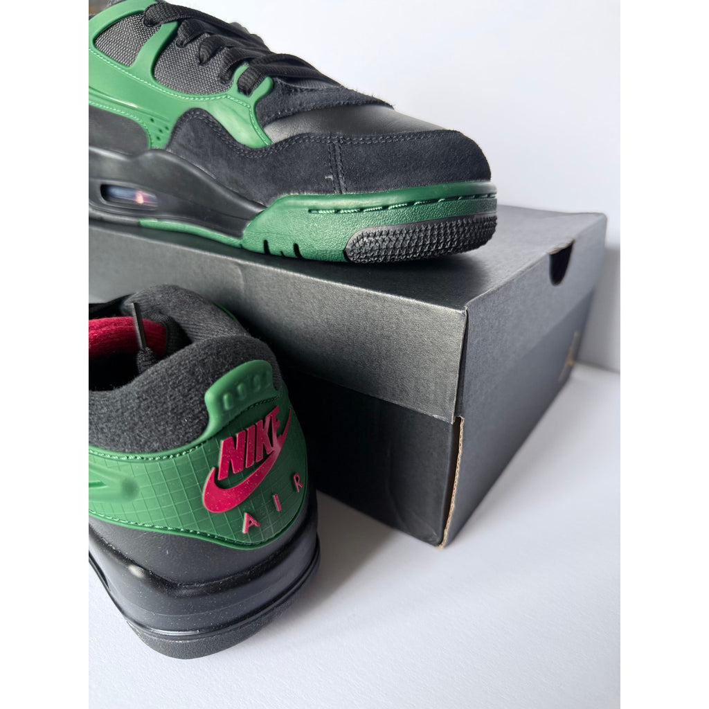 Air Jordan 4 RM GS Black Gorge Green 6Y FQ7938-003 Varsity Red NIB