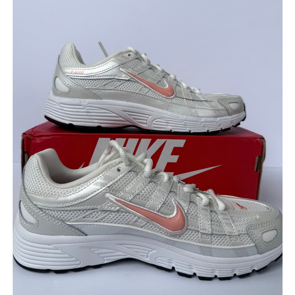 Nike P-6000 GS Summit White Apricot Agate HV5064-100 Size 4.5Y Women's 6 NIB