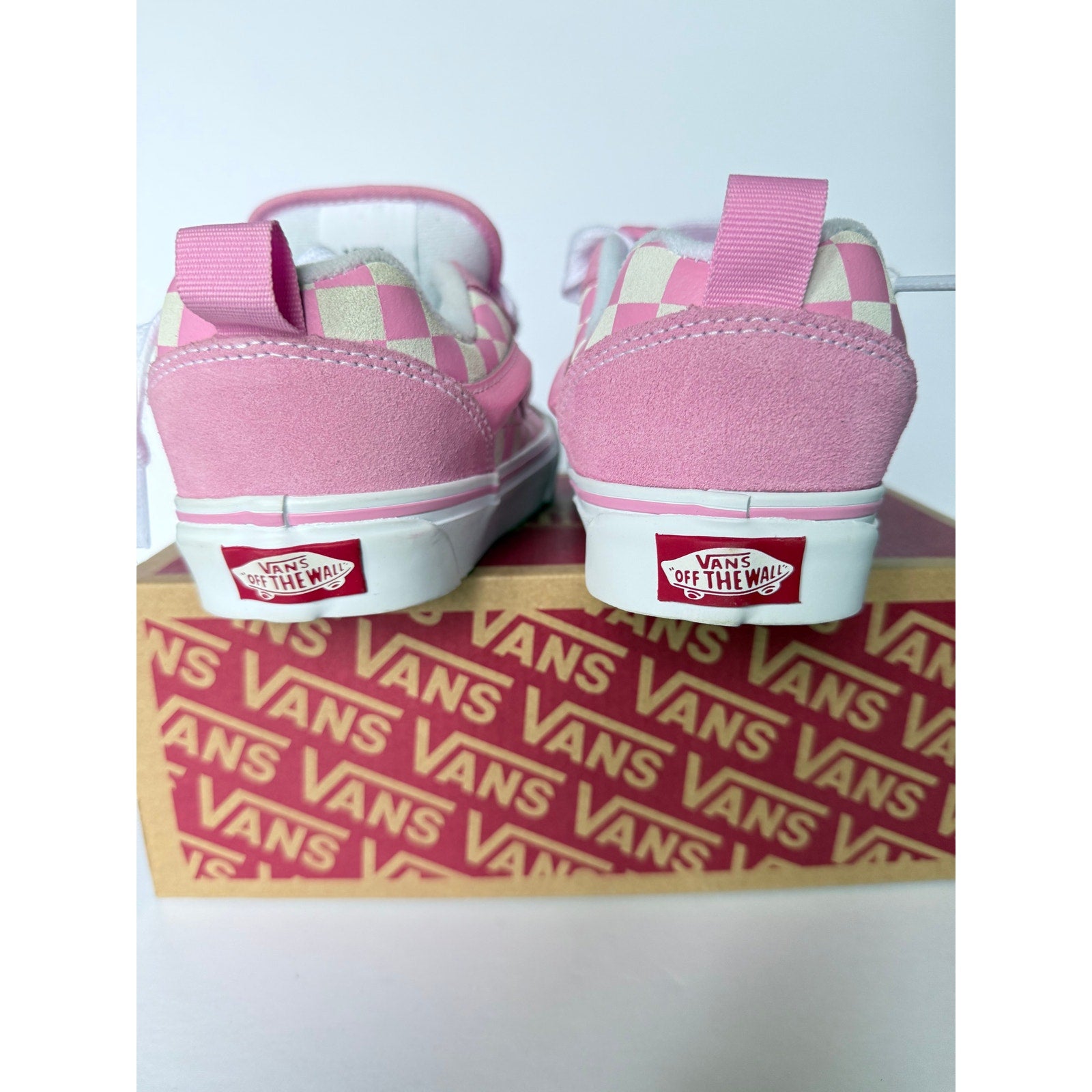 Vans Knu Skool Checkerboard Prism Pink VN000D222W0 W6/M4.5 NIB