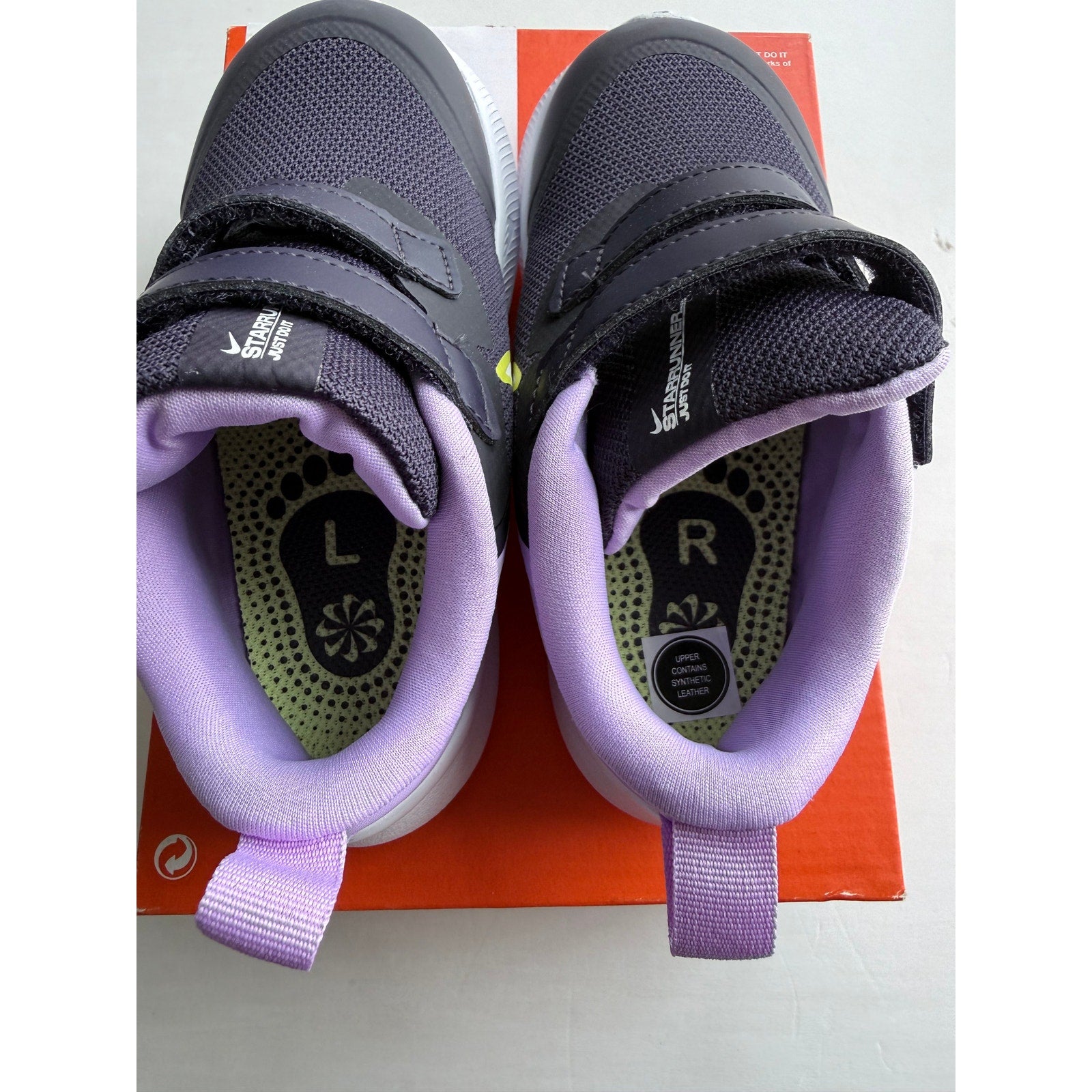 Nike Star Runner 3 TDV DA2778, Toddler 9C, Black/Lilac/Yellow