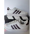 Adidas Grand Court 2.0 ID2978 White Burgundy Women's 7 / UK 5.5 / EUR 38.5 NWT