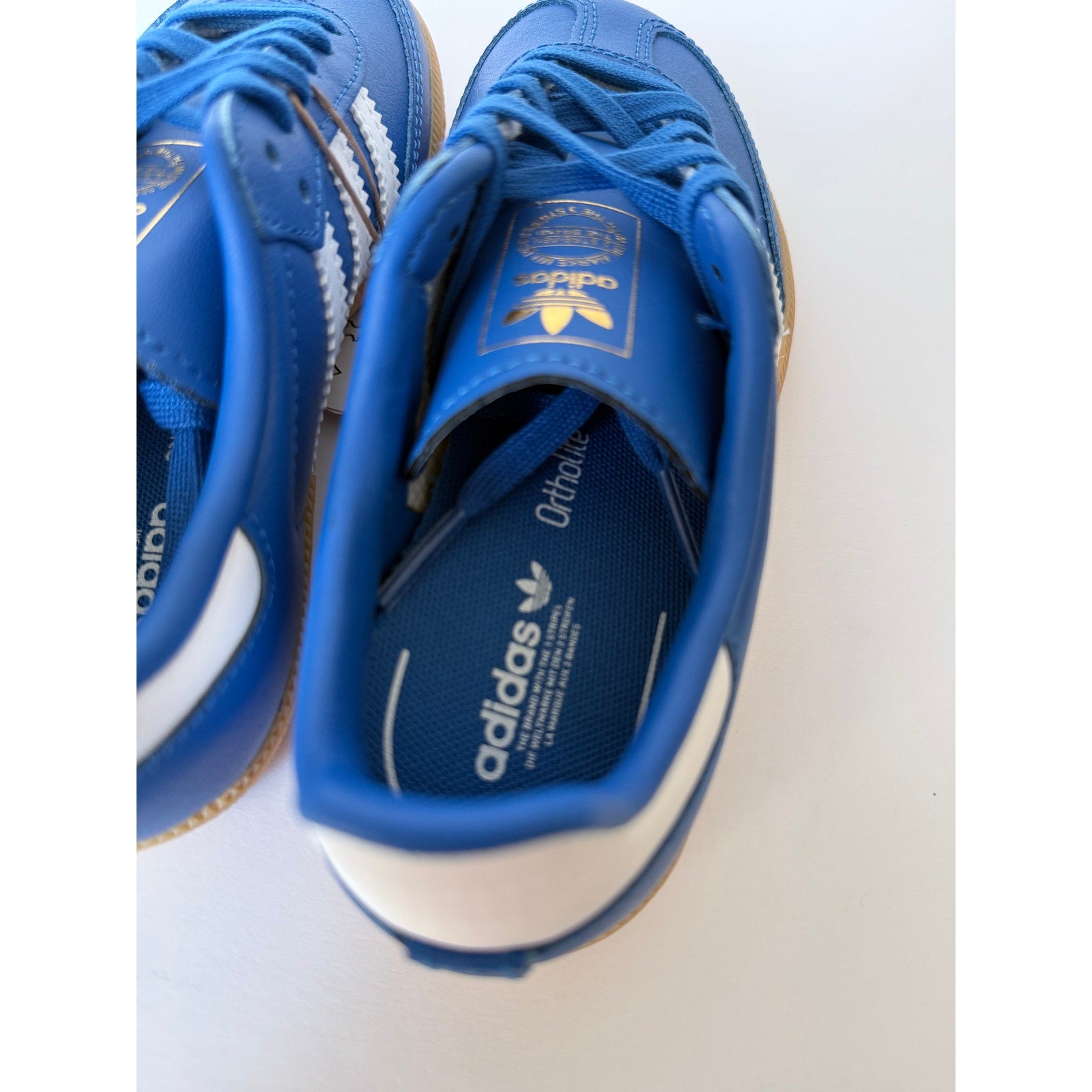 Adidas Samba OG C Kids 12K Blue White Gum JR7431 NWT Originals Toddler