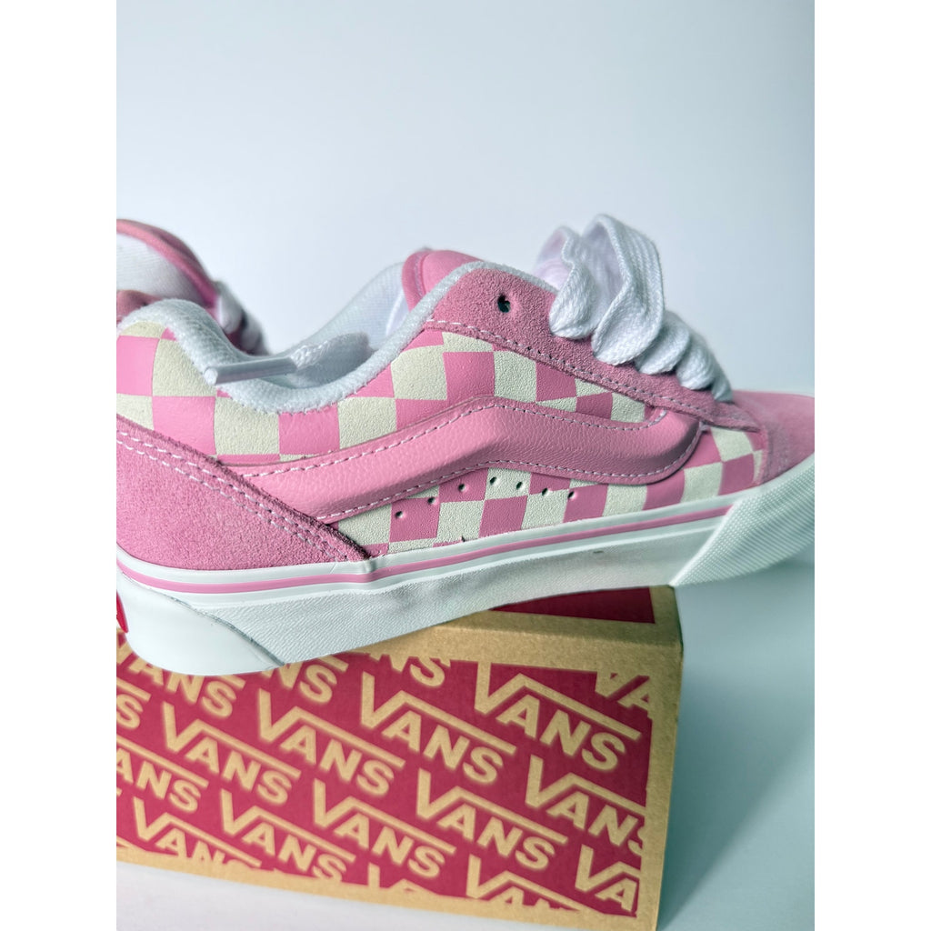 Vans Knu Skool Checkerboard Prism Pink VN000D222W0 W6/M4.5 NIB