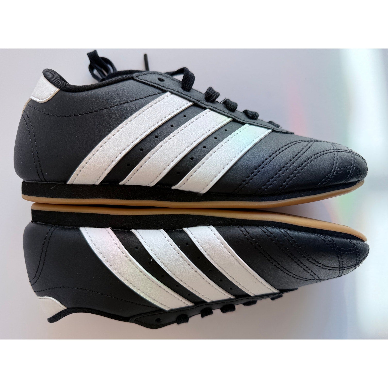 Adidas Taekwondo Lace J Core Black White Gum Kids 3.5 / UK 3 New